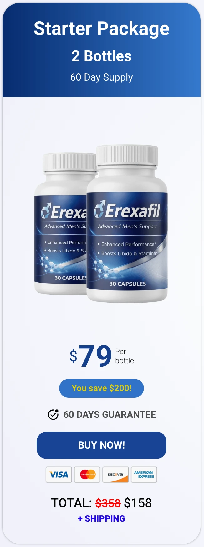 Erexafil 2 bottles